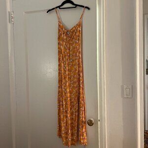 Steve Madden Shayne Maxi Dress - Orange Blossom, XS